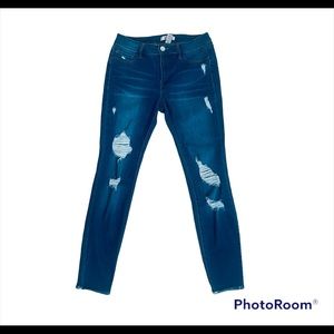 Women’s, Refuge Distressed Jeggings, Size 8